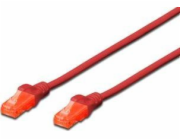 Digitus kabel Digitus patch-cord UTP, CAT.5E, rot, 1,5 m, 15 LGW