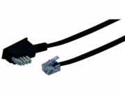 Schwaiger Telefonní kabel TAE-N -> RJ11 6P4C 10m (TAL6237533)