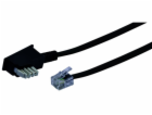 Schwaiger Telefonní kabel TAE-N - RJ11 6P4C 6m (TAL6236533)