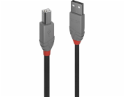 Lindy USB-A - USB-B USB kabel 3 m černý (36674)