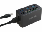 LogiLink USB HUB 1x CF 1x SD 1x M2 1x microSD + 3x USB-A ...