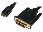 LogiLink HDMI Mini - kabel DVI-D 1m černý (CHM002)