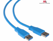 Maclean USB-A – USB-A kabel USB 1,8 m modrý (MCTV-582)