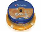 Verbatim DVD-R 4,7 GB 16x 25 kusů (43522)