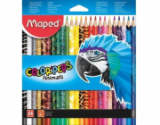 Pastelky Maped Colorpeps Animal 24 barev MAPED