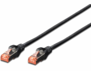 Digitus RJ45 S/FTP Cat6 0,50 m černý (DK-1644-005/BL)