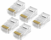 Ugreen UGREEN Ethernet RJ45 zástrčka, 8P/8C, Cat.5/5e, UTP (50 ks)