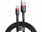 Baseus USB-A - USB-C USB kabel 3 m Černočervený (CATKLF-U91)