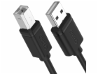 Unitek USB-A - micro-B USB kabel 1 m černý (Y-C430GBK)