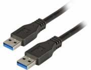EFB USB kabel USB-A – USB-A 1 m černý (K5210SW.1)