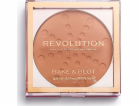 Makeup Revolution Bake & Blot Lisovaný prášek z broskve