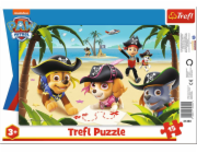 Trefl Puzzle 15 dílků rám Friends from Paw Patrol