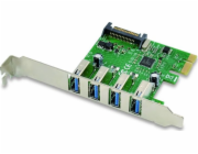 Concepttronic PCIe x1 řadič – 4x USB 3.0 (EMRICK02G)