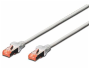 Digitus Patchcord CAT 6 S/FTP, 10m, šedý 5 kusů (DK-1644-100-5)