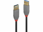 Lindy USB-A - USB-A kabel USB 3 m černý (36753)