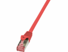 LogiLink Patchcord CAT6, S/FTP, PIMF, 0,25 m, červený (CQ...