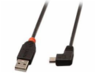 Lindy USB-A - miniUSB USB kabel 0,5 m černý (31970)