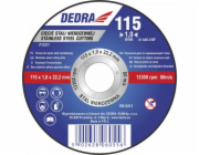 Dedra Disc 115x1.0x22.2mm pro řezání nerezové oceli Inox - F13311