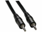 Kabel Jack 3,5mm - Jack 3,5mm 10m černý