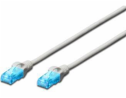 Digitus patchcord UTP, CAT.5E, šedý, 2,5 m (DK-1512-025)