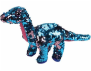 Meteor Mascot TY Beanie Boos Flippables flitrový dinosaurus 24 cm (36432)