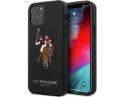 US Polo Assn US Polo USHCP12LPUGFLBK iPhone 12 Pro Max 6.7 černá/černá kolekce výšivek Polo