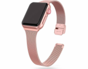 Tech-Protect Tech-protect tenký milánský náramek Apple Watch 38/40/41 mm růžové zlato
