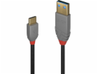 Lindy USB-A - USB-C USB kabel 3 m černý (36888)