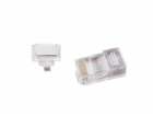 Gembird RJ45 zástrčka, průchozí, UTP, kat. 5e, 8P8C, 100-...