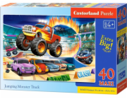 Castorland Puzzle 40 maxi - Skákací Monster Truck CASTOR