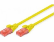 Digitus DIGITUS CAT 6 UTP patch kabel PVC AWG 26/7 délka 7m Barva žlutá