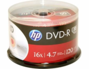 HP DVD-R 4,7 GB 16x 50 kusů (HP1650S-)