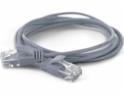 Wantec  wW Patch kabel CAT6A (asi 2,8 mm) UTP šedý 0,10 m (7295)