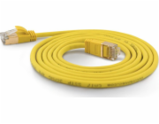 Wantec  wW Patch CableCat.7 RohCable extra tenký (zástrčka CAT6A) SSTP žlutý 5,0m (7177)