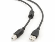 Gembird USB-A - USB-B USB kabel 3 m černý (CCFB-USB2-AMBM-3M)