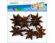 Craft with Fun CF DECK DEKORACE NATURA ANISE 2-3CM 10G 12/288