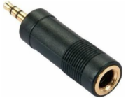 Lindy AV adaptér Jack 3,5 mm - Jack 6,3 mm černý (35621)