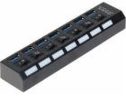 USB HUB 7x USB-A 3.0 (HUB-USB3.0-1/7)