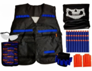 Lean Sport Outfit Commando Set Maškarní kostým pro děti Bullets Brýle Šátek Vesta