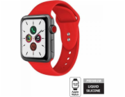 Kapalný řemínek Crong Crong – Řemínek Apple Watch 38/40 mm (červený)