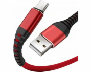 USB kabel USB-C – USB-C 3 m červený (28650)