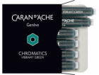 Inkoustové cartridge Caran d`Arche Chromatics tmavě zelen...