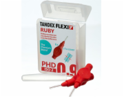 Tandex Tandex (6 ks) Zubní kartáčky Flexi Super Fine Ruby (červené)