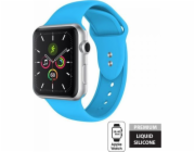 Crong Crong Liquid Band - Řemínek pro Apple Watch 38/40 mm (modrý)