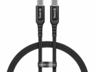 Crong USB-C – USB-C kabel 1,5 m černý (CRG-AL15USCC-BLK)