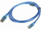 USB kabel USB-A - USB-A 1,5 m Modrý (USB-WG/1,5 M)