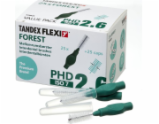 Tandex Tandex (25 ks) Zubní kartáčky Medium FOREST 2,6 (tl.)