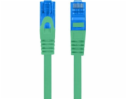 Lanberg PATCHCORD CAT.6A S/FTP LSZH CCA 15M ZELENÁ VLTOČKA PROŠLA LANBERG