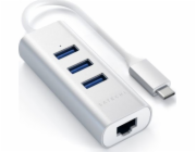 Satechi USB HUB 1x RJ-45 + 3x USB-A 3.0 (ST-TC2N1USB31AS)