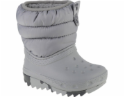 Crocs Crocs Classic Neo Puff Boot Toddler 207683-007 šedá 24/25